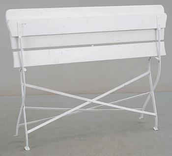 TRÄDGÅRDSSOFFA, sannolikt omkring 1900.