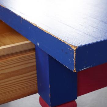 An Erik Höglund mirror and table, Eriksmåla Sweden.