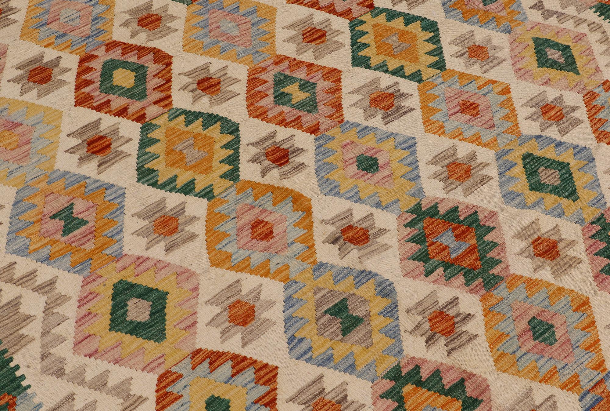 A carpet, kilim, ca 247 x 180 cm.