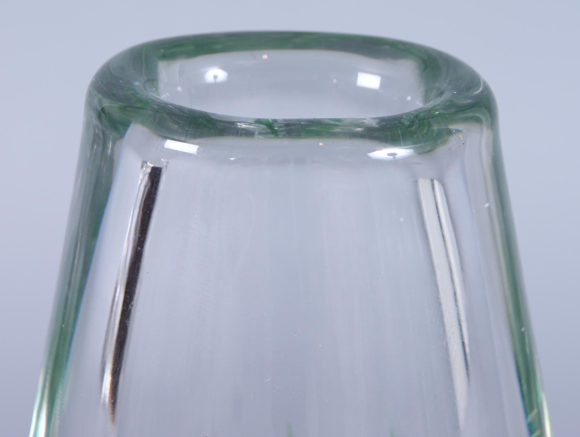 VAS, glas, Vicke Lindstrand, Kosta, sign.