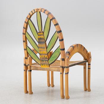 Gérard Rigot, An armchair, signed.