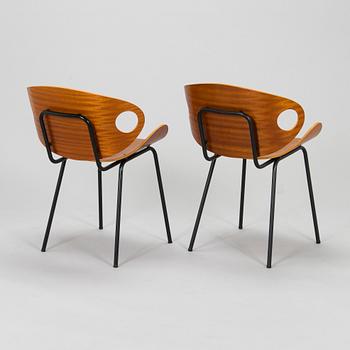 Olof Kettunen, a pair of mid-20th century 'Ulla' chairs for Merivaara.
