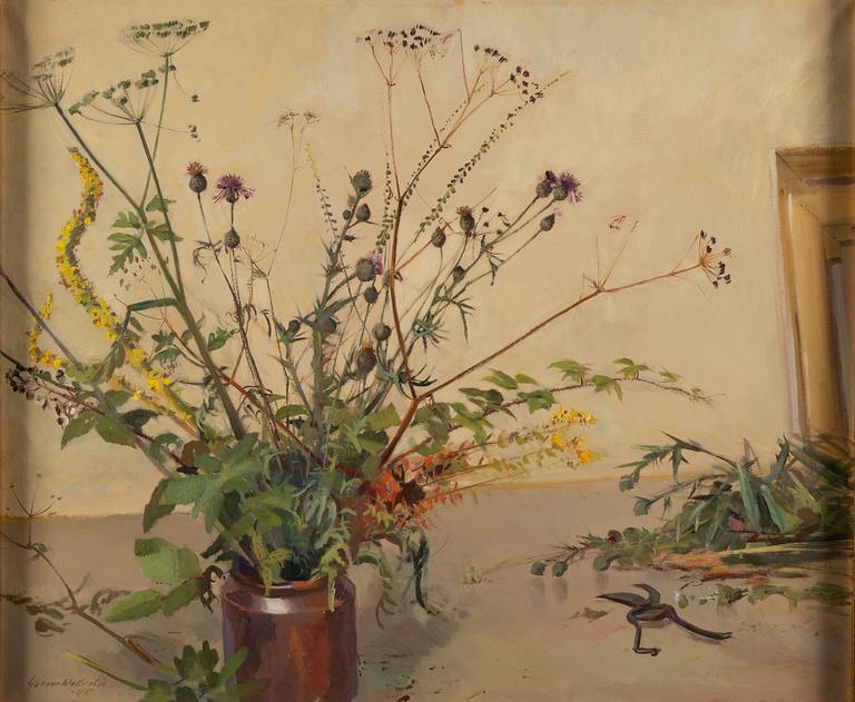 GUNNAR WALLENTIN, oil on canvas, signed and dated -45.
