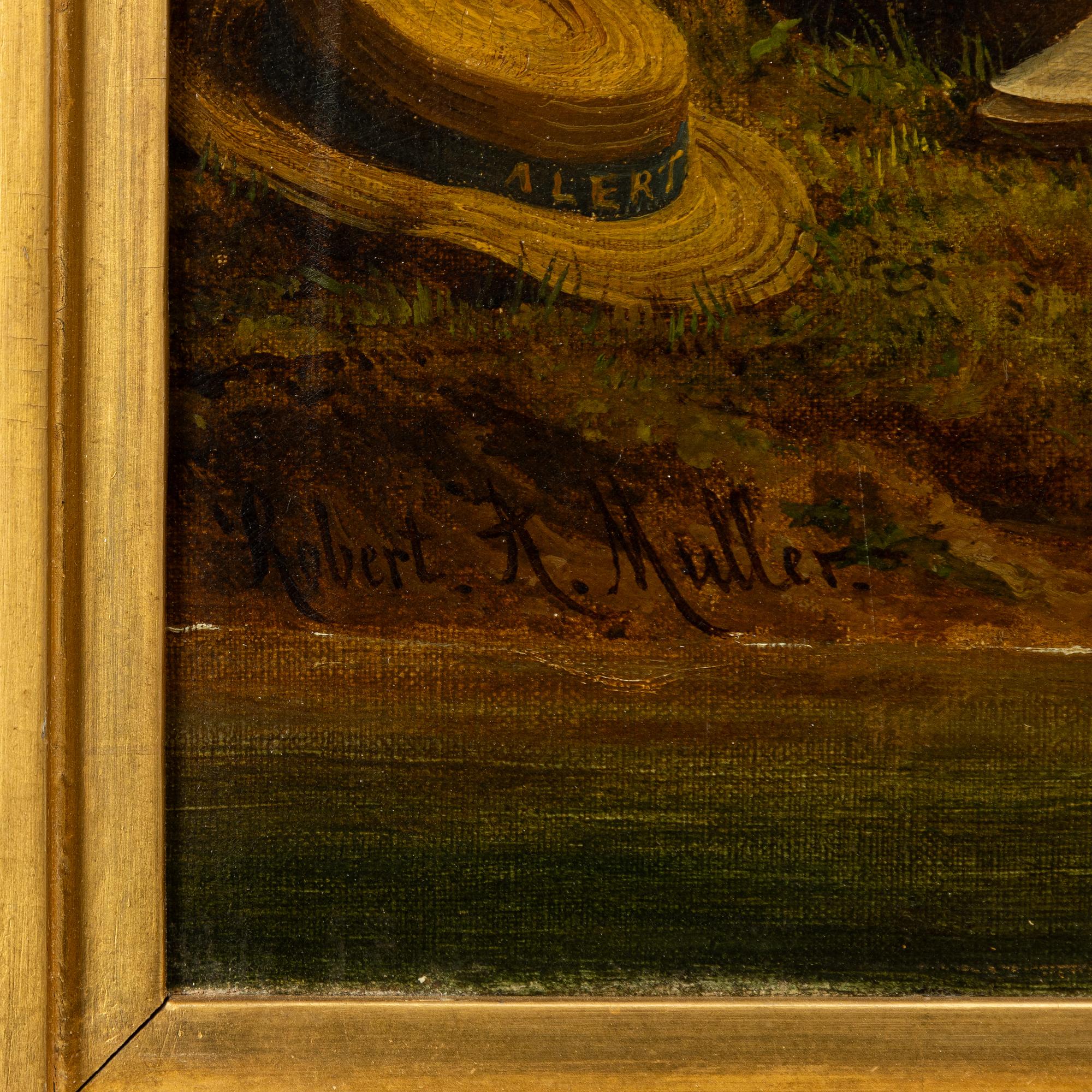 Robert Antoine Müller, Gosse med leksaksbåt.