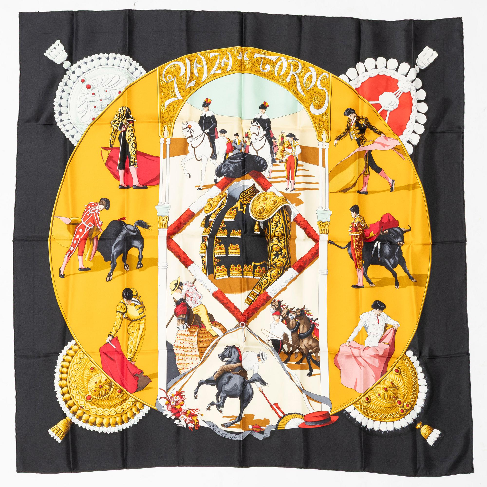 Hermès, Scarf, "Plaza de Toros".
