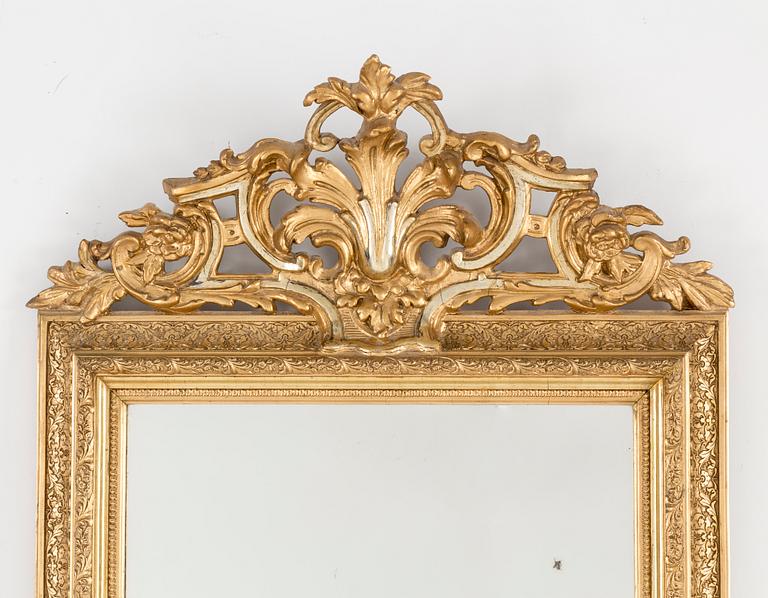 A late 19th century mirror.