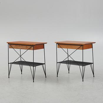 Sängbord, ett par, 1960-60-tal.