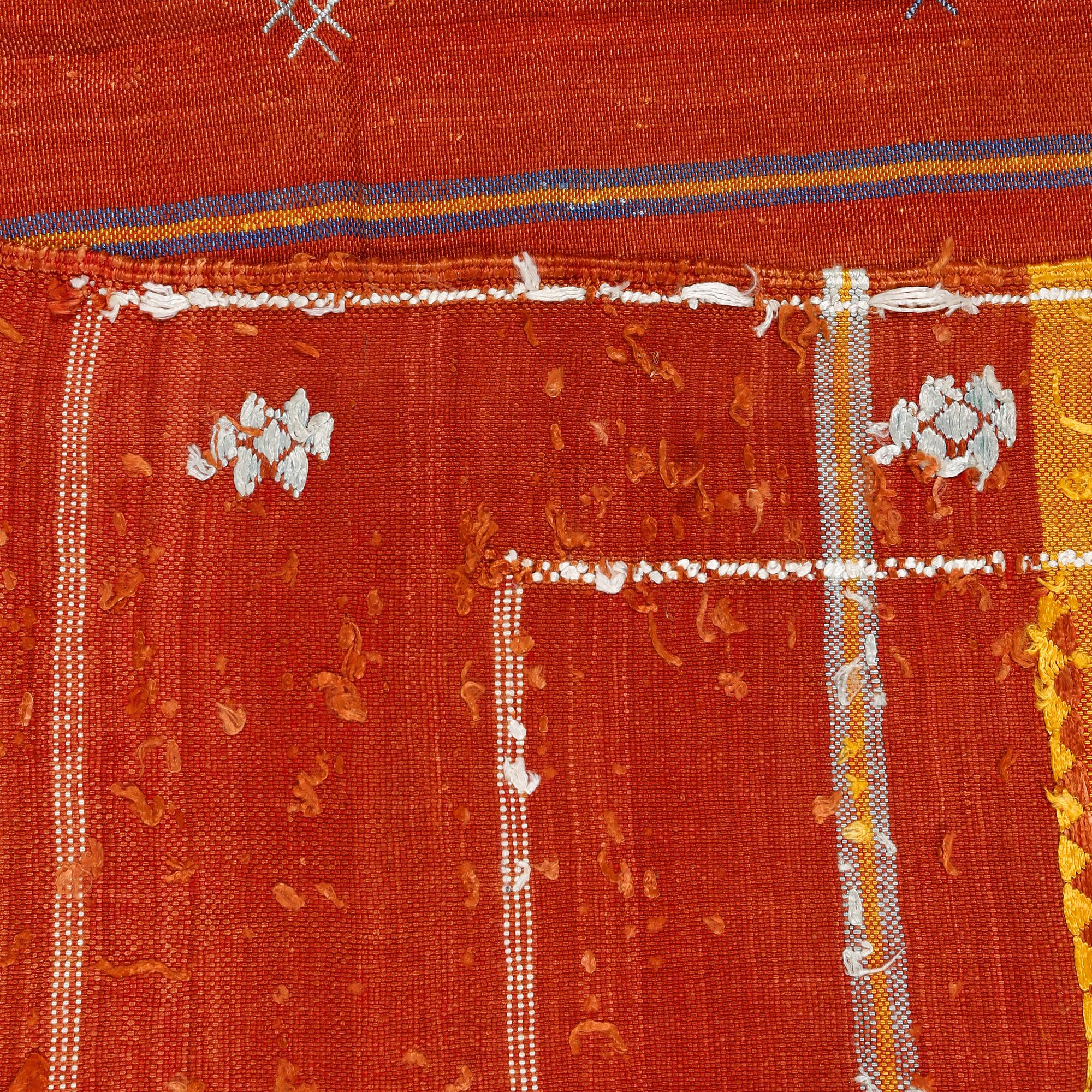 MATTA, silke, Kelim, Nordafrika, sent 1900-tal, 140x90 cm.