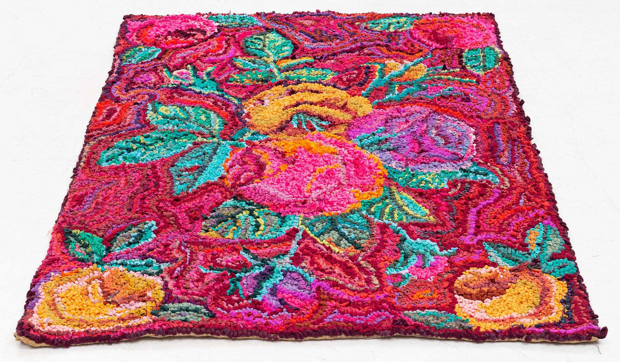 Kaffe Fassett, 'Rose rag rug',