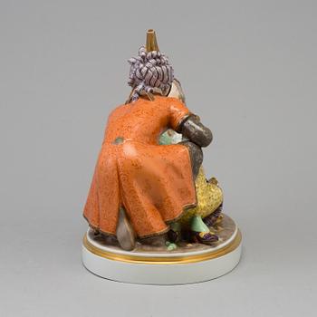 A Gerhard Henning porcelain figure, 'Ali & Peribanu', Royal Copenhagen, Denmark, 1930.