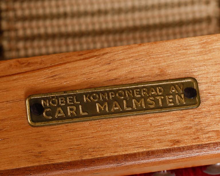 STOLAR, 6 st, "Gustavus", Carl Malmsten för Åfors Möbelfabrik. 1900-talets mitt.