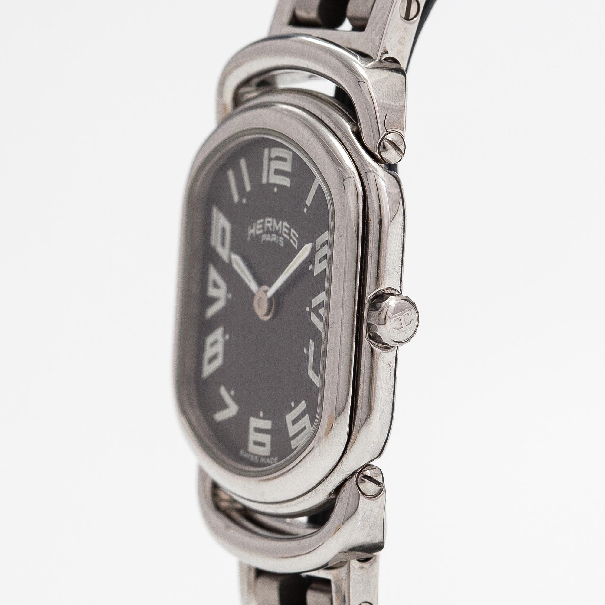 Hermès, Rallye, wristwatch, 21 mm.