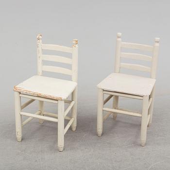 STOLAR, 12 stycken, 1800-talets slut.