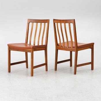 Karl Erik Ekselius, a five piece dining suite, JOC, Vetlanda, 1960s.