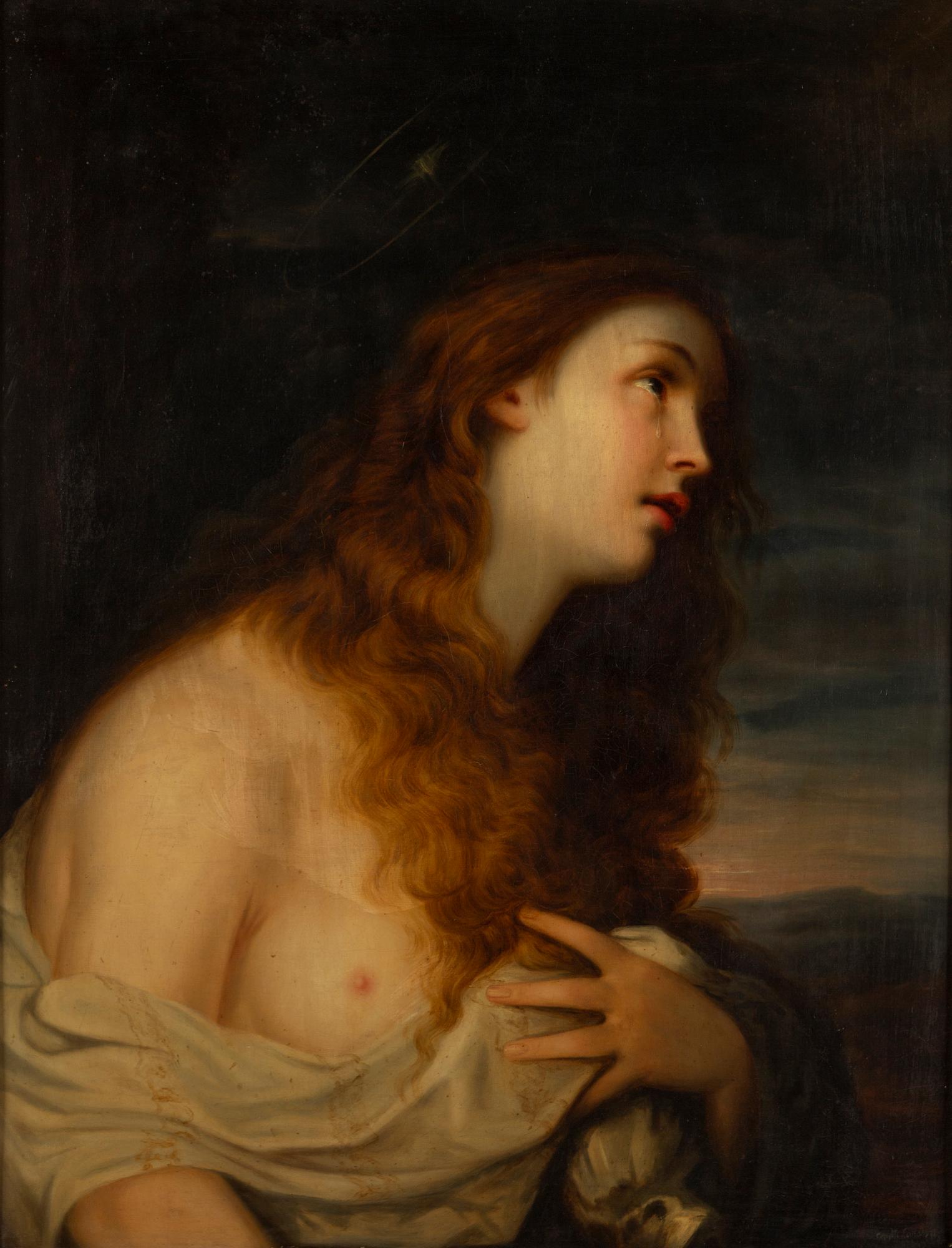 OKÄND KONSTNÄR, 1800-tal, kopia efter äldre mästare av M Larsson.