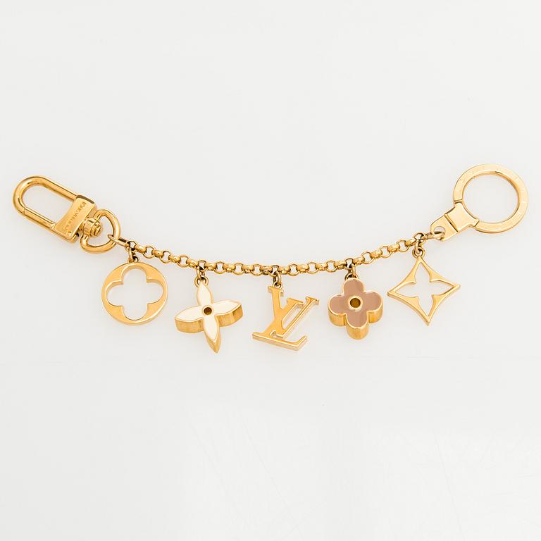 Louis Vuitton, A 'Fleur de Monogram' Bag Charm Chain.