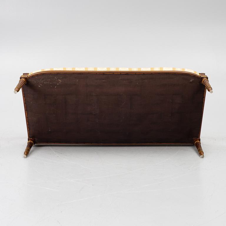 A seven-piece seating group, Louis XVI style, early 20th Century.