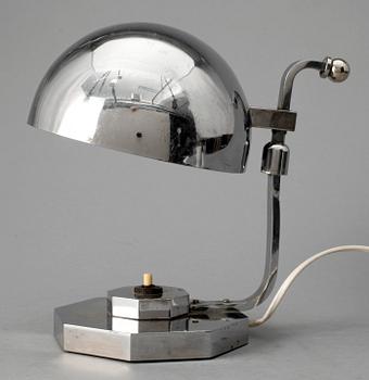 BORDSLAMPA, art deco, 1940-tal.