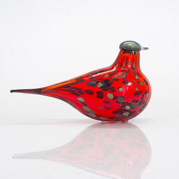 Oiva Toikka, A glass bird, signed O. Toikka Nuutajärvi.