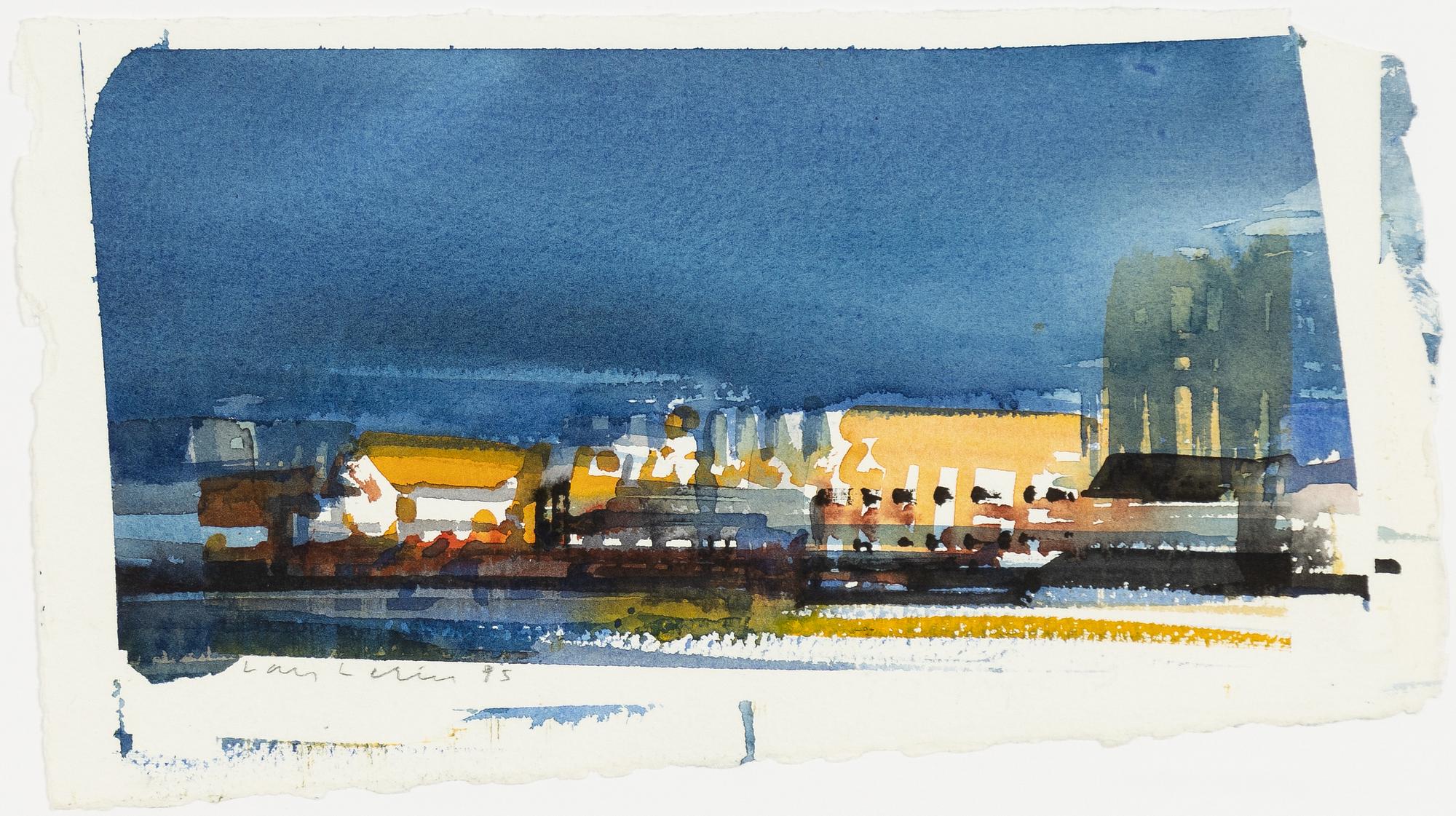 Lars Lerin, Winter Light, Lofoten.