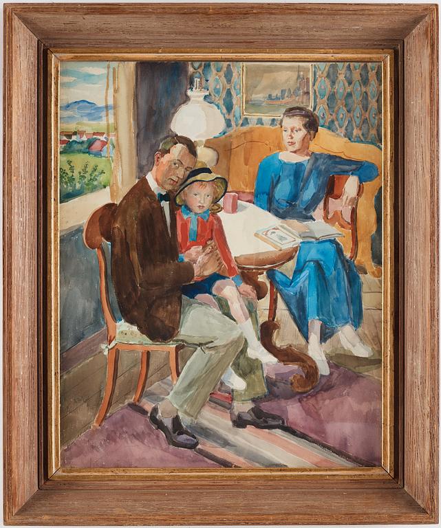 Arvid Fougstedt, A family portrait.
