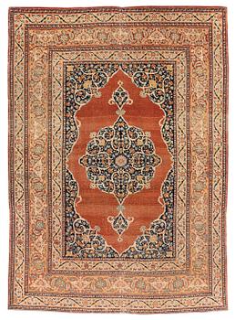 452. An antique 'Haj Jalili' Tabriz carpet, Northwest Persia, c. 175 x 124 cm.