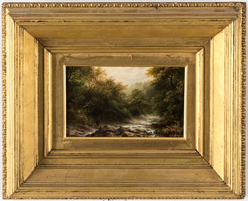 UNKNOWN ARTIST, oil on board, signed WG, 19th century. - Bukowskis