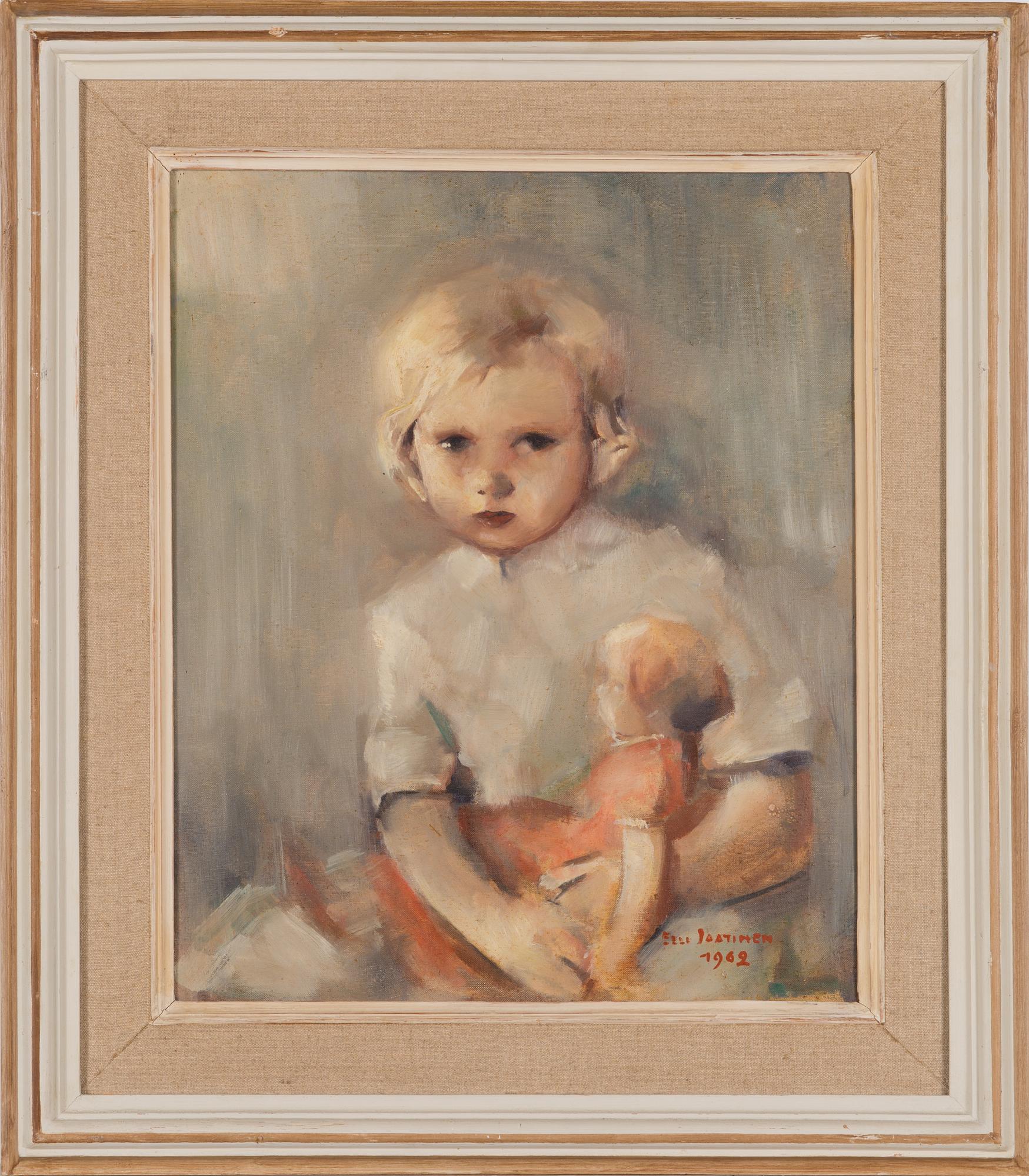 Eeli Jaatinen, öljy kankaalle, signeerattu ja päivätty -62.