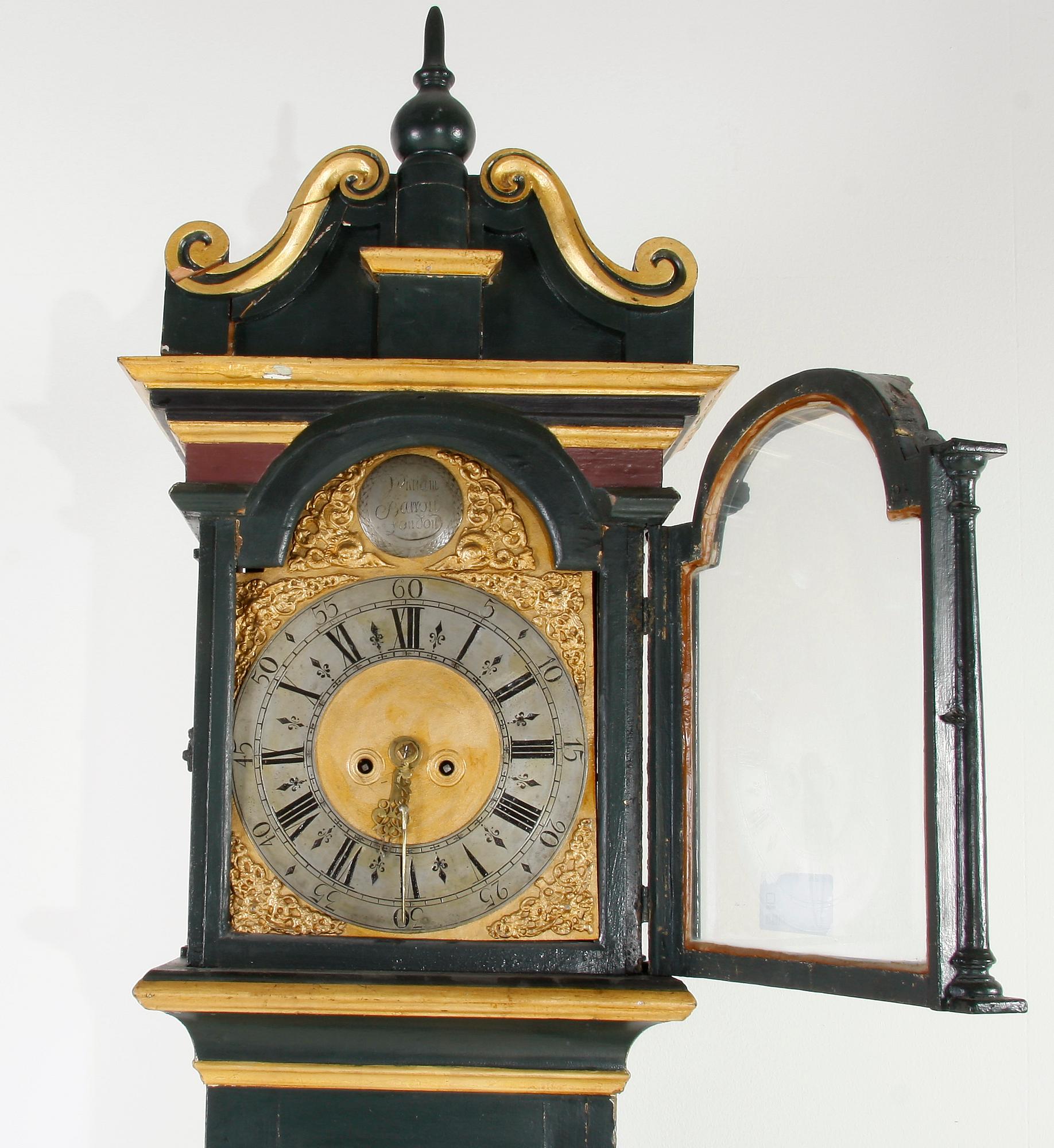 GOLVUR, urtavlan märkt William Barrow/Barrou London.