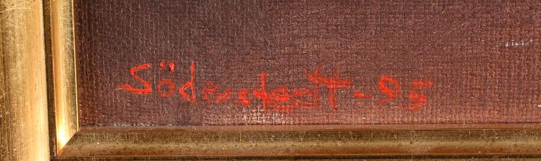 BJÖRN SÖDERSTEDT, olja på duk, signerad och daterad 95.