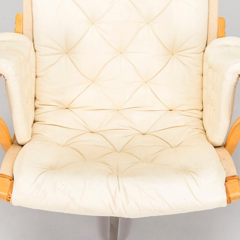 Bruno Mathsson, a 'Pernilla Roto' armchair, DUX, second half of the 20th century.