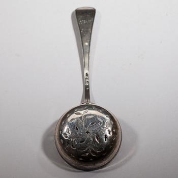 SOCKERSTRÖARE, silver, Åbo 1790, Olof Lundgren, vikt 52 g.