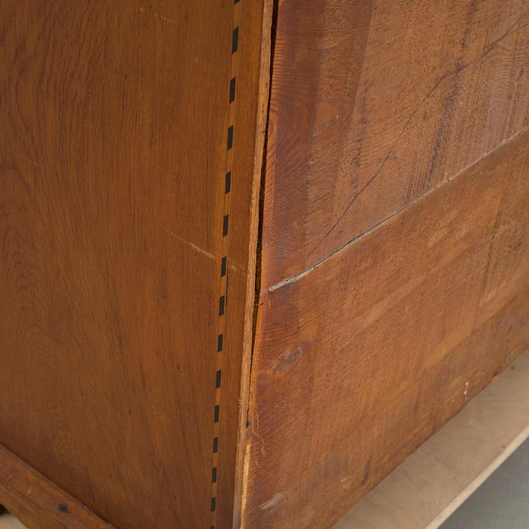 A writing cabinet, probably from Småland, first half of the 19th century.