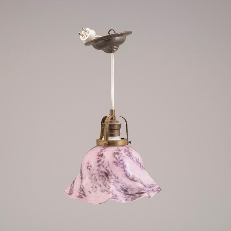 A ceiling lamp, early 20th century.