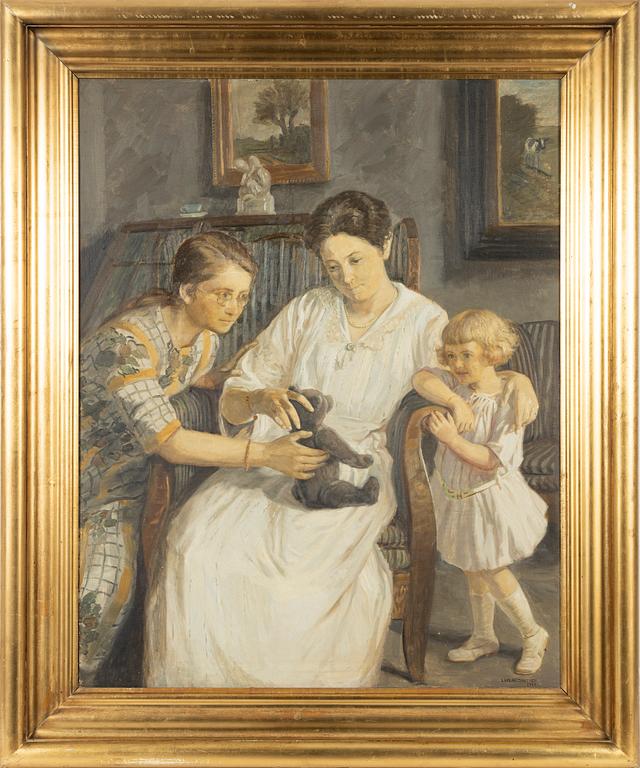 Luplau Janssen, olja på duk, signerad och daterad 1923.