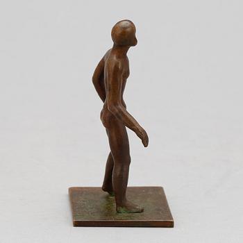 NILS FOUGSTEDT, skulptur, brons. Signerad.