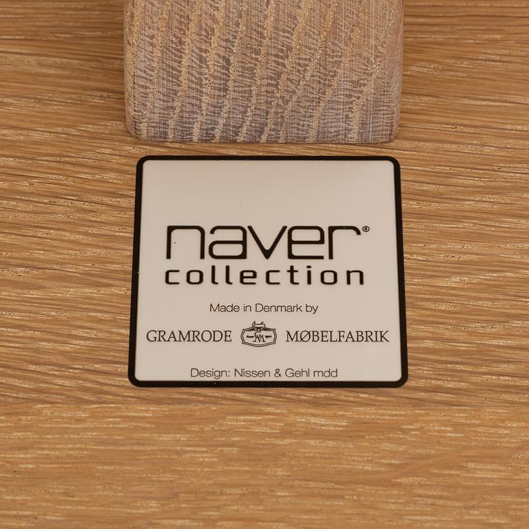 Nissen & Gehl, dining table, model "GM 210", Gramrode Møbelfabrik, Naver Collection, Danmark 2018.