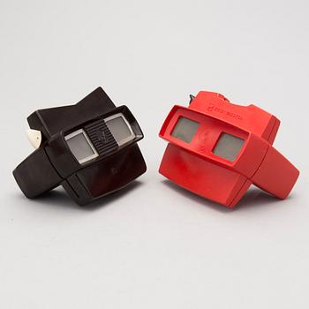 VIEW-MASTER, 2 st med flertal bildskivor.