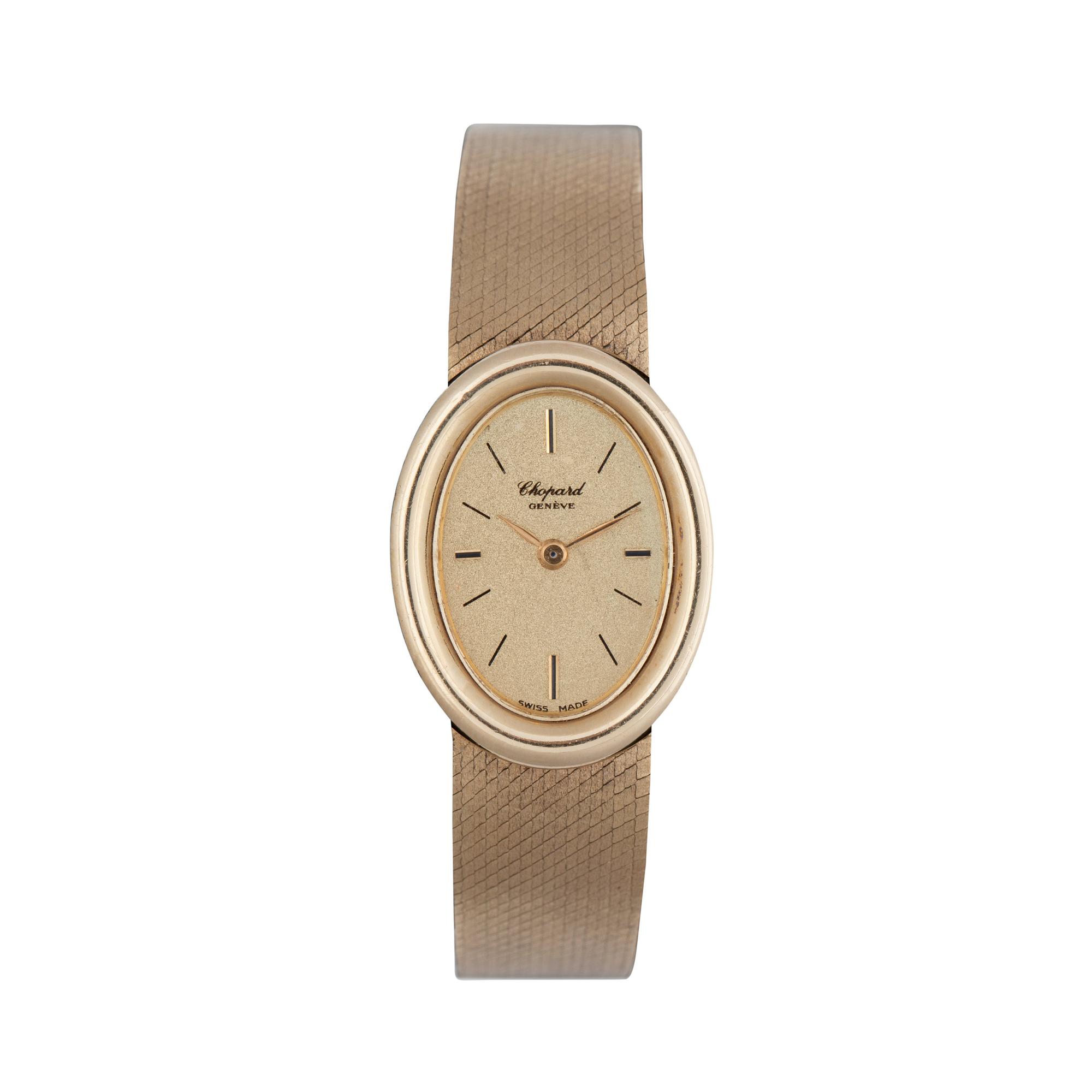 Chopard - Genève. Guld. Manuell. 1960-tal. 19 x 25mm.