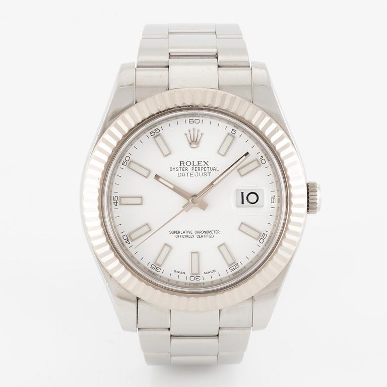 Rolex, Oyster Perpetual, Datejust II, wristwatch, 41 mm.