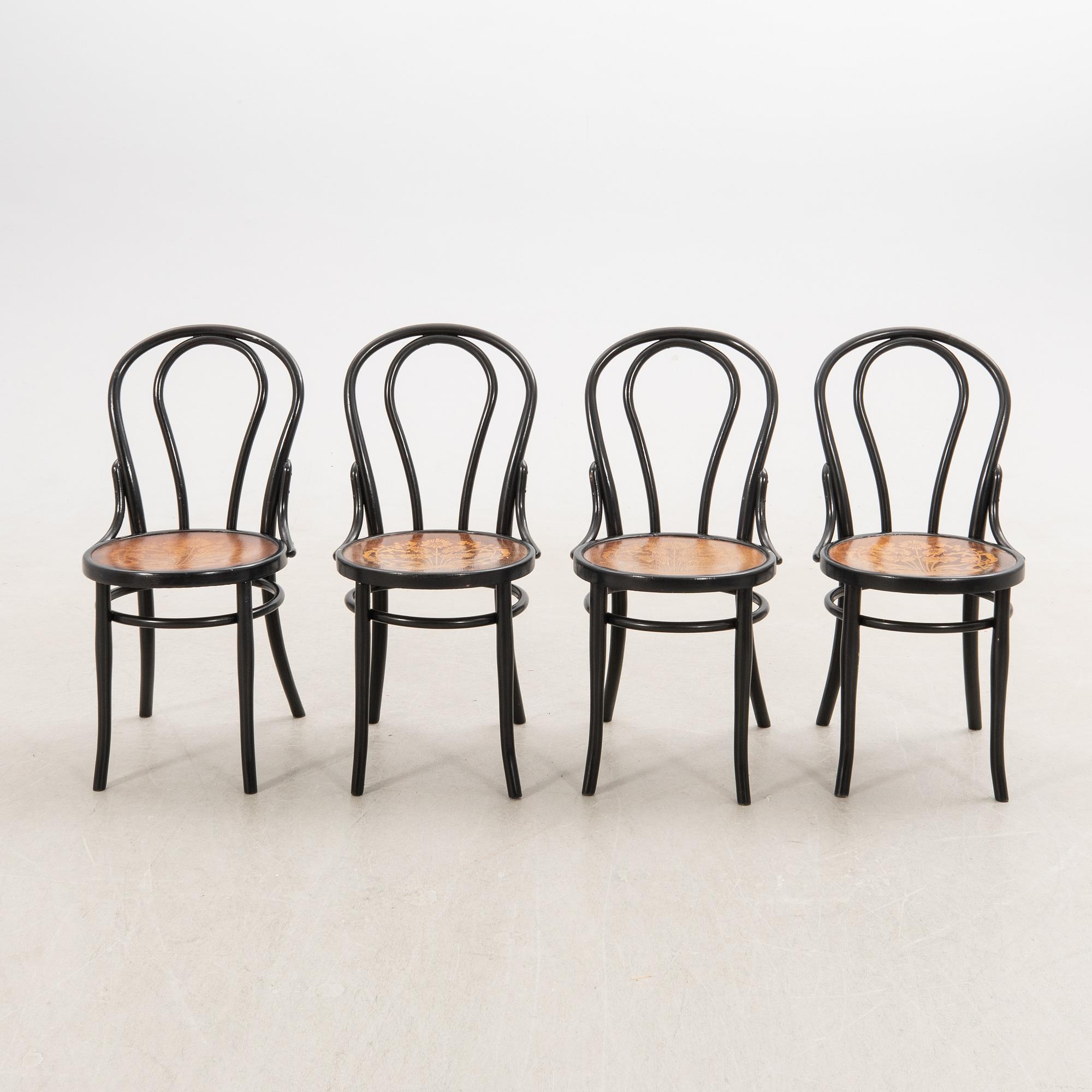 Chairs 4 pcs 20th century.