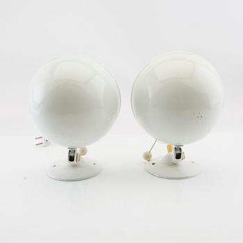 Knud Christensen wall lamps, a pair for Elit Denmark, latter part of the 20th century.
