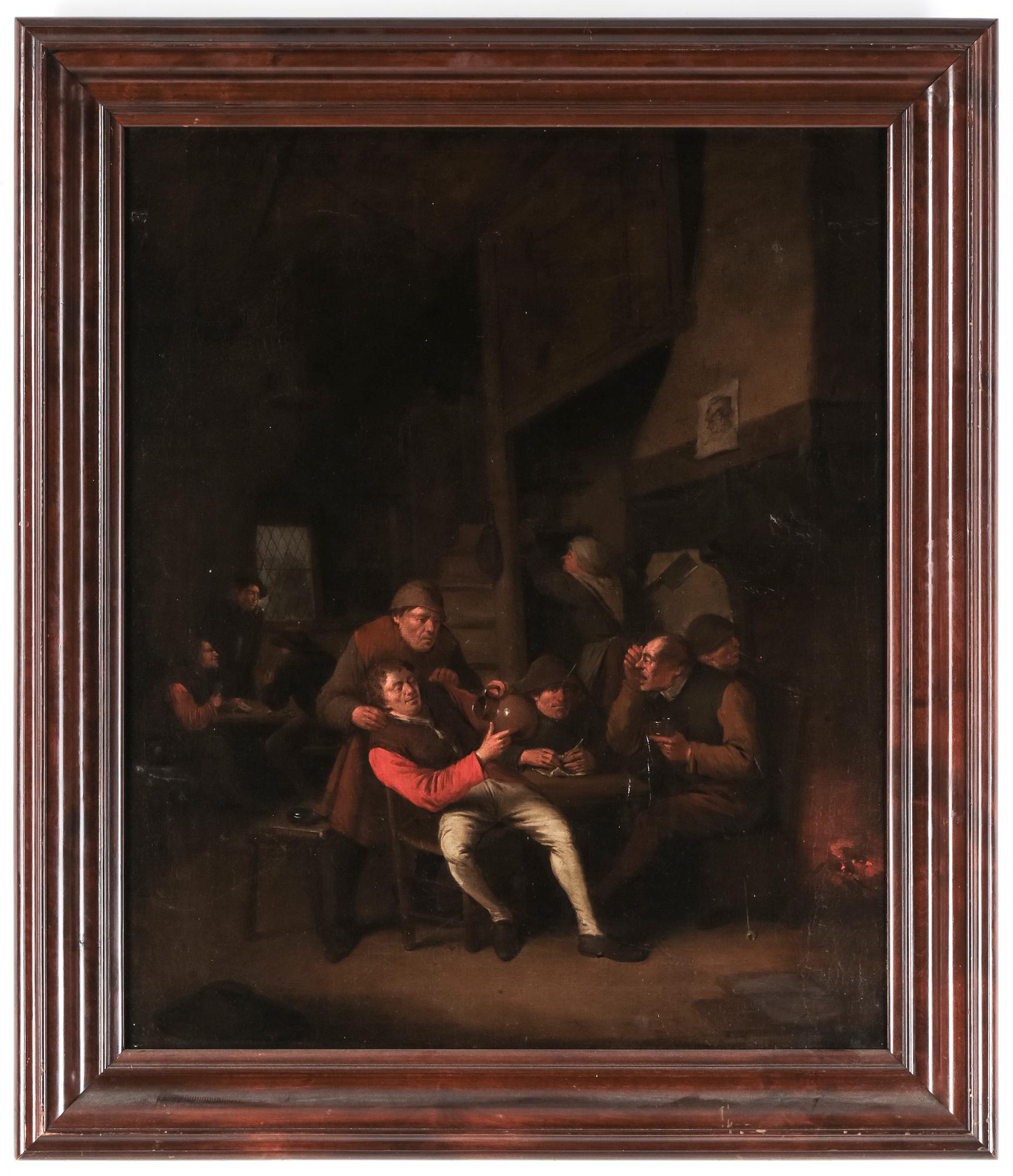 PIETER HARMENSZ. VERELST, uppfodrad duk.