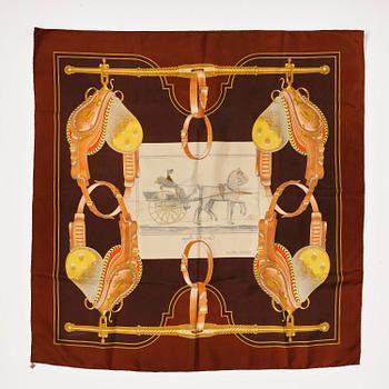 Hermès, scarf, “Carrick à Pompe”.