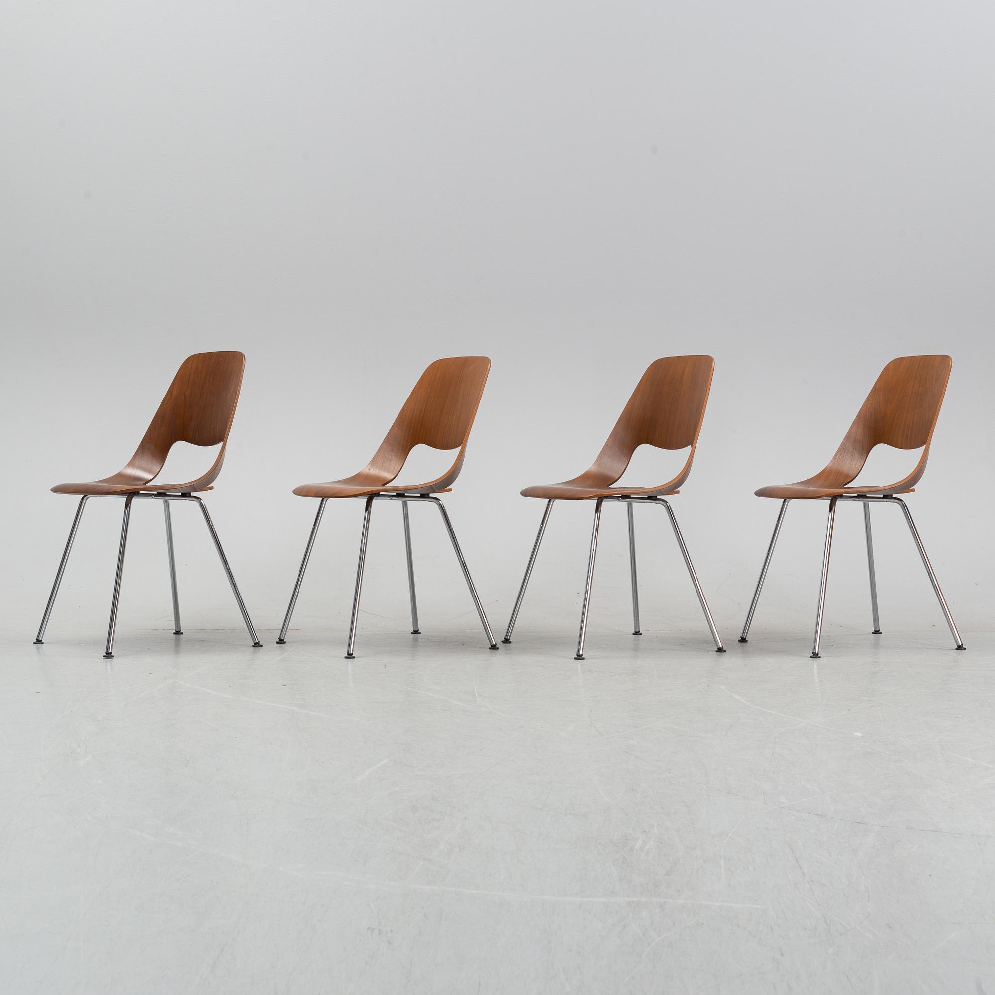 ALFREDO HÄBERLI, four 'Jill' chairs, Vitra, 2012.