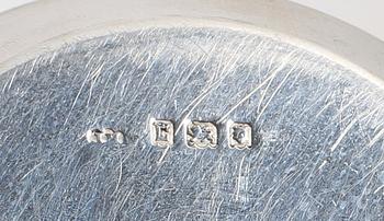 PARTI SILVER, 9 delar, England. 1900-tal.