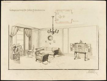 Otto Schulz, kabinettskåp, Boet, Göteborg, 1920-tal.