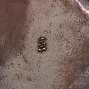 A bowl by WMF/Würtembergische Metallwarenfabrik, Germany, early 20th century.