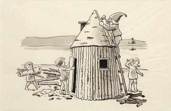 17. Elsa Beskow, "Hattstugan".