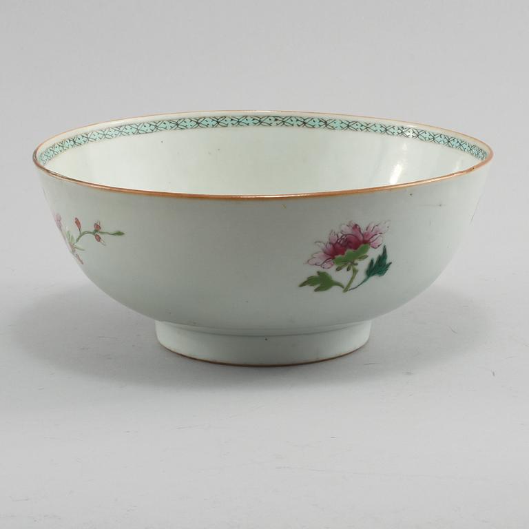 SKÅL, porslin, Kina, 1700-tal.